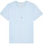 Buy GIVENCHY SS24 Flamingo Logo Print Light Blue Crewneck T-Shirt. BM71JA3YM2-450