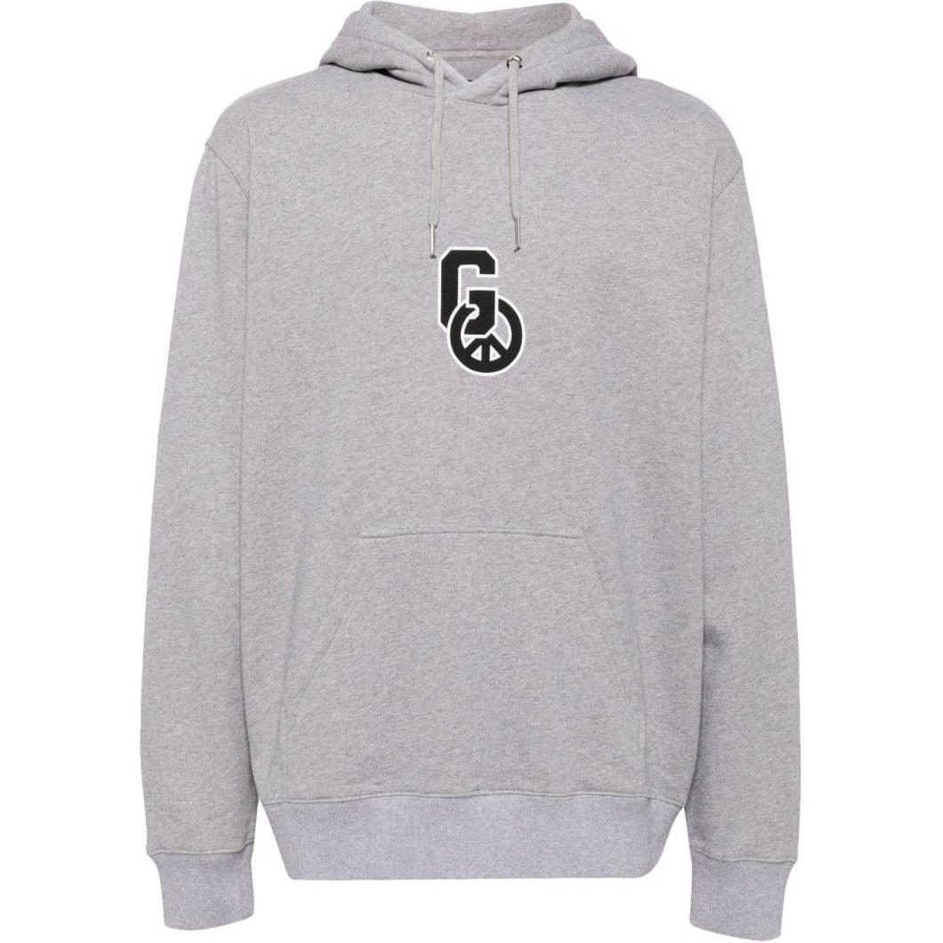 Givenchy SS24 Graphic Print Hoodie Light Grey BMJ0GY3Y78-055