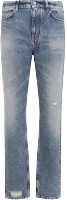 Givenchy SS24 Letter Embroidered Zipper Pocket Jeans Blue BM51HB5YB6-426 Order Givenchy SS24 Letter Embroidered Zipper Pocket Jeans Blue BM51HB5YB6-426