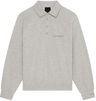 Givenchy SS24 Letter Print Collared Straight Long Sleeve Sweatshirt Light Grey BMJ0M53YKQ-055 Givenchy SS24 Letter Print Collared Straight Long Sleeve Sweatshirt Light Grey BMJ0M53YKQ-055