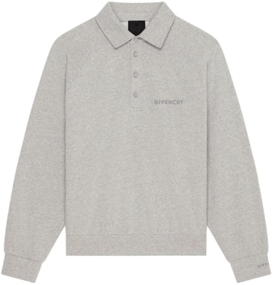 Givenchy 2024春夏字母印花領長袖直身衛衣 淺灰色 BMJ0M53YKQ-055 Buy Givenchy 2024春夏字母印花領長袖直身衛衣 淺灰色 BMJ0M53YKQ-055