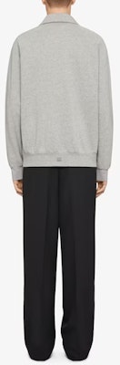 Givenchy 2024春夏字母印花領長袖直身衛衣 淺灰色 BMJ0M53YKQ-055 Shop Givenchy 2024春夏字母印花領長袖直身衛衣 淺灰色 BMJ0M53YKQ-055