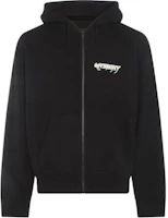 Givenchy SS24 Letter Print Zip-Up Hoodie Black BMJ0LB3YJ7-001 Givenchy SS24 Letter Print Zip-Up Hoodie Black BMJ0LB3YJ7-001