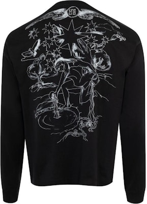 지방시 SS24 로고 프린트 크루넥 긴팔 니트 티 블랙 BM71KP3YN0-001 Lookbook 지방시 SS24 로고 프린트 크루넥 긴팔 니트 티 블랙 BM71KP3YN0-001