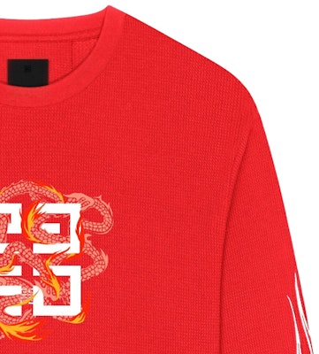 ジバンシィ SS24 ロゴプリント 長袖 クルーネック Tシャツ レッド BM71KP3YLV-600 Purchase ジバンシィ SS24 ロゴプリント 長袖 クルーネック Tシャツ レッド BM71KP3YLV-600