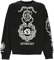 Givenchy SS24 Logo Print Crewneck Sweatshirt Black. BMJ0LC3YL0-001 Givenchy SS24 Logo Print Crewneck Sweatshirt Black. BMJ0LC3YL0-001
