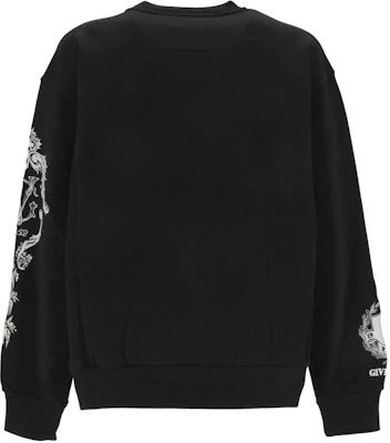 Givenchy SS24 Logo Cetakan Baju Sweatshirt Leher Bulat Hitam. BMJ0LC3YL0-001 Lookbook Givenchy SS24 Logo Cetakan Baju Sweatshirt Leher Bulat Hitam. BMJ0LC3YL0-001