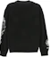 Lookbook Givenchy SS24 Logo Cetakan Baju Sweatshirt Leher Bulat Hitam. BMJ0LC3YL0-001