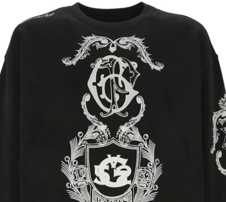 Givenchy SS24 Logo Cetakan Baju Sweatshirt Leher Bulat Hitam. BMJ0LC3YL0-001 Purchase Givenchy SS24 Logo Cetakan Baju Sweatshirt Leher Bulat Hitam. BMJ0LC3YL0-001