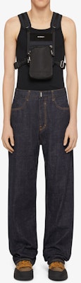 Givenchy SS24 Celana Jeans Pria Mid-Waist Straight Biru Indigo BM51E35YA3-415 Lookbook Givenchy SS24 Celana Jeans Pria Mid-Waist Straight Biru Indigo BM51E35YA3-415