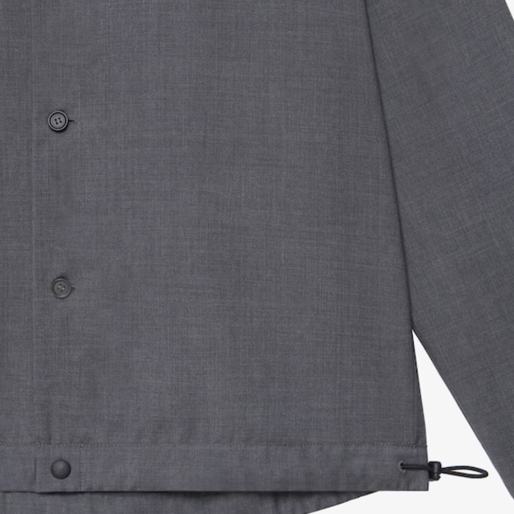 Givenchy SS24 Solid Color Button-Up Long Sleeve Shirt Men’s - Mid Gray. BM61071558-030 圖 6