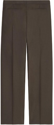 지방시 SS24 솔리드 컬러 지퍼 포켓 스트레이트 레그 남성 바지 다크 브라운 BM51EB15K3-309 Lookbook 지방시 SS24 솔리드 컬러 지퍼 포켓 스트레이트 레그 남성 바지 다크 브라운 BM51EB15K3-309