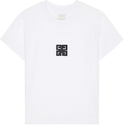 GIVENCHY SS24 White Letter Print Crewneck Short Sleeve T-Shirt BM71JB3YLZ-100 Order GIVENCHY SS24 White Letter Print Crewneck Short Sleeve T-Shirt BM71JB3YLZ-100