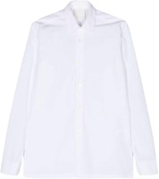 Givenchy SS24 White Embossed Logo Long Sleeve Shirt for Men BM60ZY14M6-100 Givenchy SS24 White Embossed Logo Long Sleeve Shirt for Men BM60ZY14M6-100
