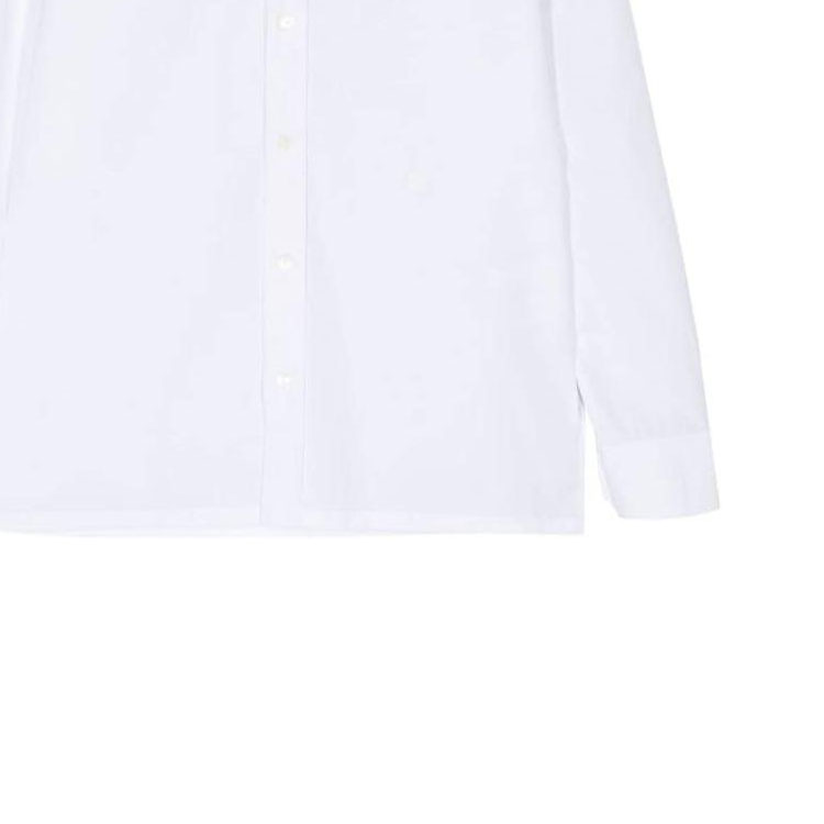 Details for Givenchy SS24 Kemeja Lengan Panjang Pria Logo Emboss Putih. BM60ZY14M6-100