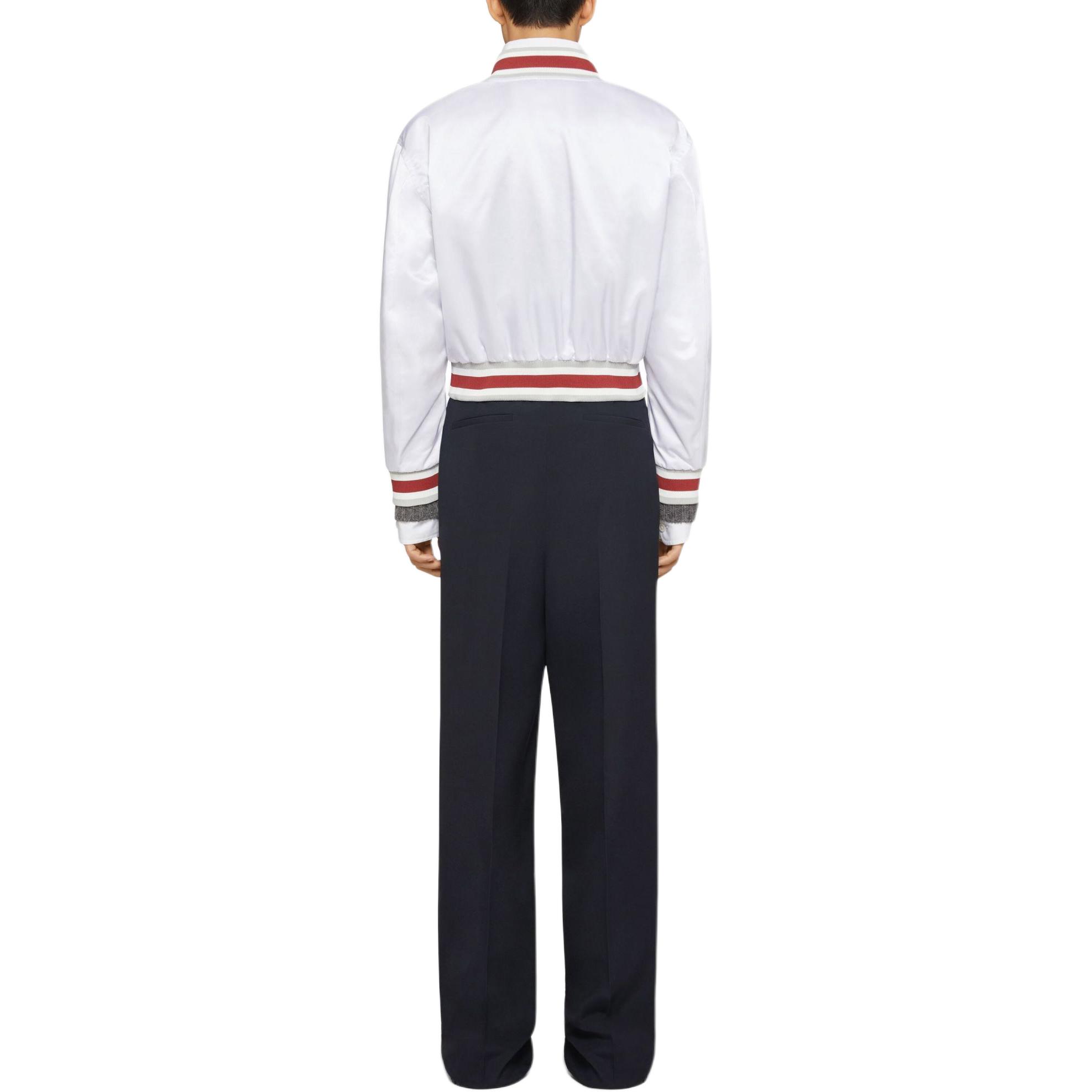 Givenchy SS24 White Half-Zip Lettered Casual Long-Sleeve Jacket BM016N15EH-100 圖 4