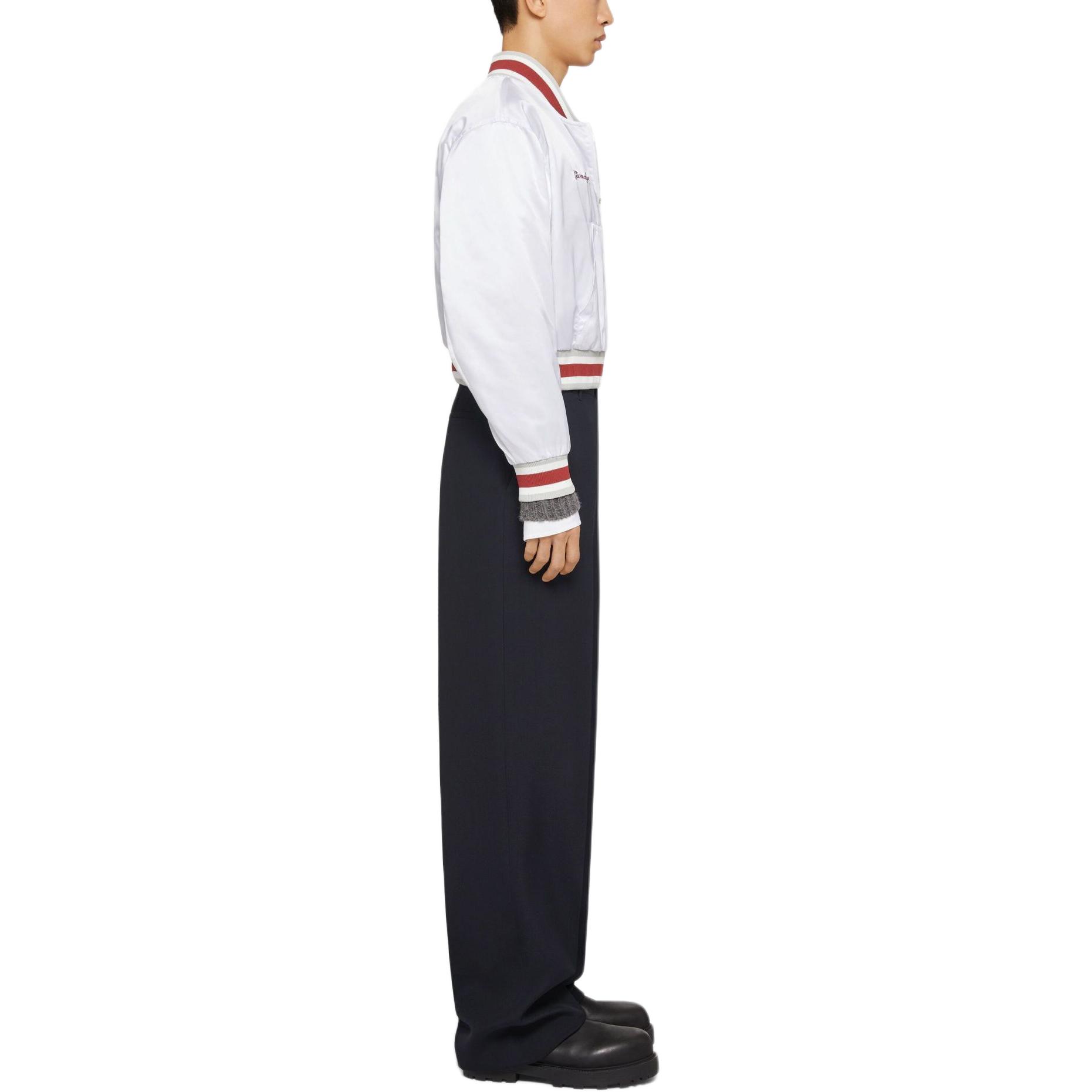 Givenchy SS24 White Half-Zip Lettered Casual Long-Sleeve Jacket BM016N15EH-100 圖 5