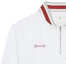 Details for Chaqueta Blanca Givenchy SS24 de Manga Larga con Media Cremallera y Letras. BM016N15EH-100