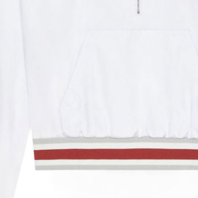 Givenchy SS24 White Half-Zip Lettered Casual Long-Sleeve Jacket BM016N15EH-100 圖 7