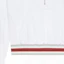 Sizing Chaqueta Blanca Givenchy SS24 de Manga Larga con Media Cremallera y Letras. BM016N15EH-100