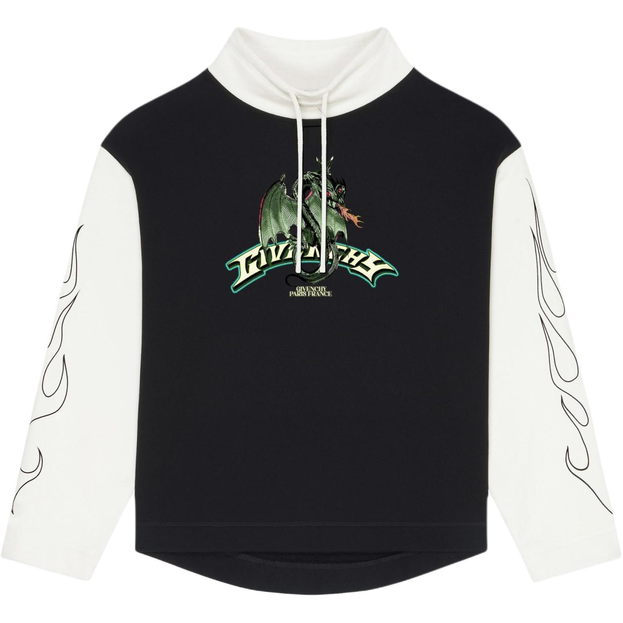 Givenchy SS24 Year of the Dragon Logo Sweatshirt Black -  Special Edition. BMJ0LG3YJY-004