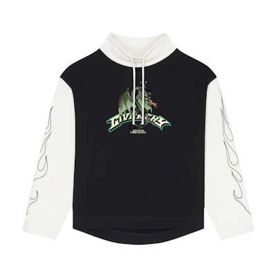 Givenchy SS24 Year of the Dragon Logo Sweatshirt Black - Special Edition. BMJ0LG3YJY-004