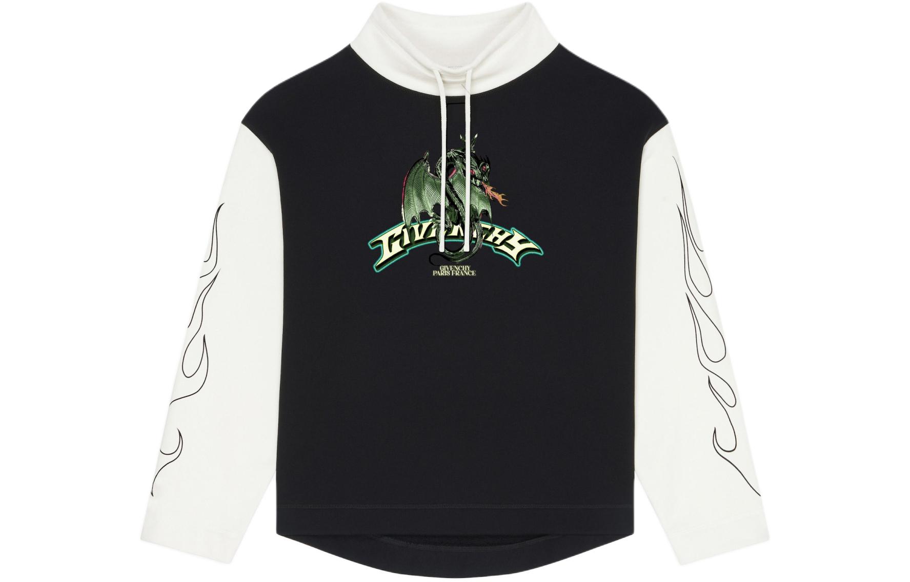 Order 紀梵希 SS24 龍年標誌黑色衛衣 - 特別版. BMJ0LG3YJY-004