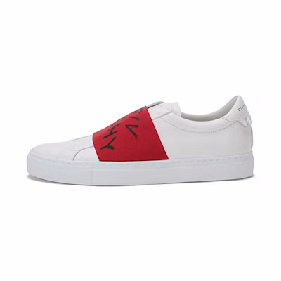 Givenchy Strap Leather 'White Red'