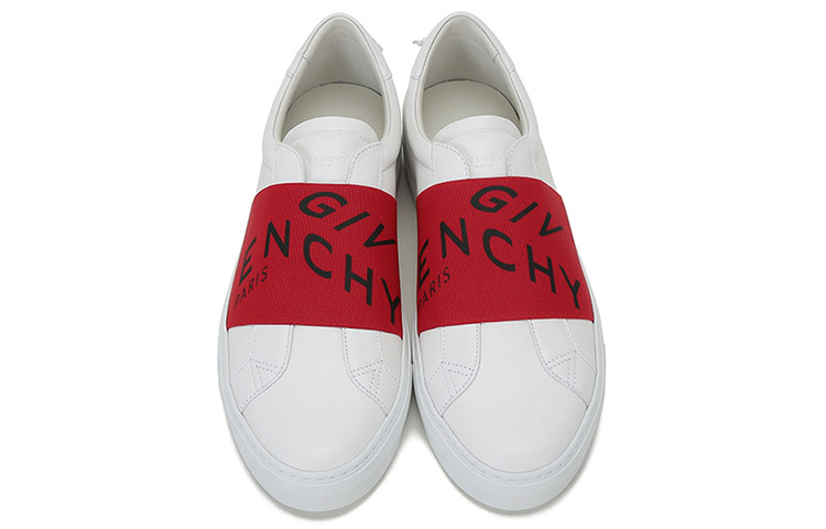 Shop ジバンシィ ストラップレザー 白×赤 BH0003H0UD-112