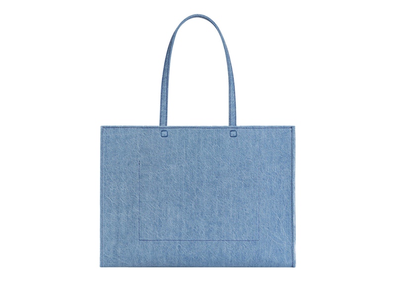 Lookbook 지방시 라지 G 데님 토트백 (미디엄 블루) 
