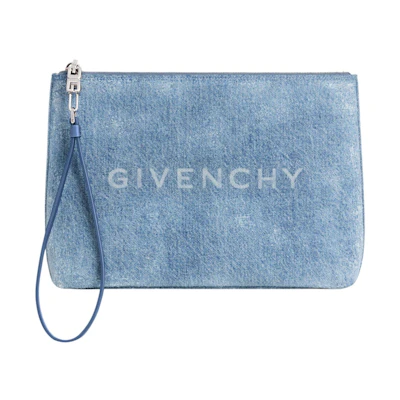 Givenchy Travel Pouch Denim Medium blue