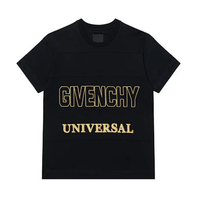 Givenchy Universal Black Cotton T-Shirt Round Neck Short Sleeve Tee. BM716R3YE2-001