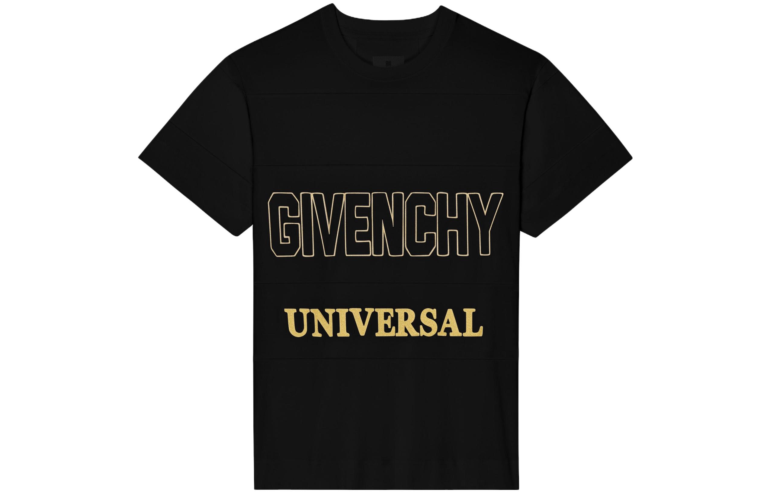Givenchy Universal Black Cotton T-Shirt  Round Neck Short Sleeve Tee. BM716R3YE2-001 圖 2