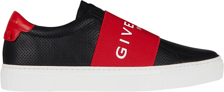 givenchy-urban-street-low-perforated-black-red