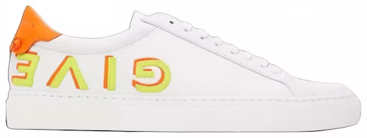 Order Givenchy Urban Street Low ''Umgekehrtes Logo - Weiß Orange'' BH001DH0QC-125