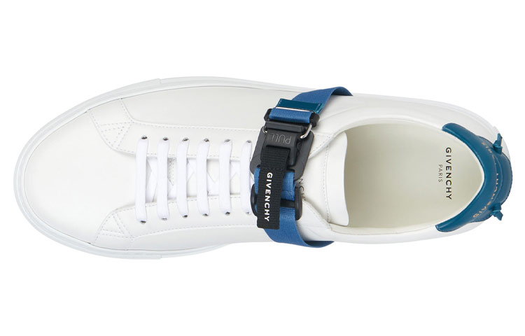 Shop Givenchy Urban Street Strap Low 'White Blue' BH0047H0TC-114