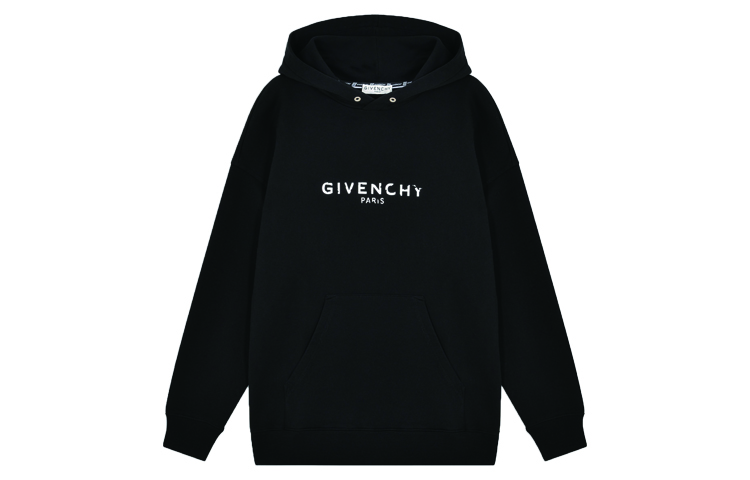 Order GIVENCHY Sudadera Negra Clásica con Estampado de Logo Vintage BM700R30AF-001
