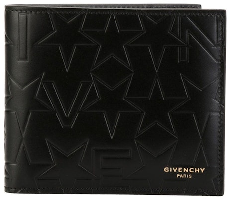 Givenchy Dompet Kulit Hitam dengan Cetakan Bintang Buy Givenchy Dompet Kulit Hitam dengan Cetakan Bintang