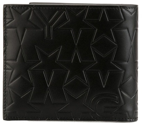 Givenchy Dompet Kulit Hitam dengan Cetakan Bintang Order Givenchy Dompet Kulit Hitam dengan Cetakan Bintang
