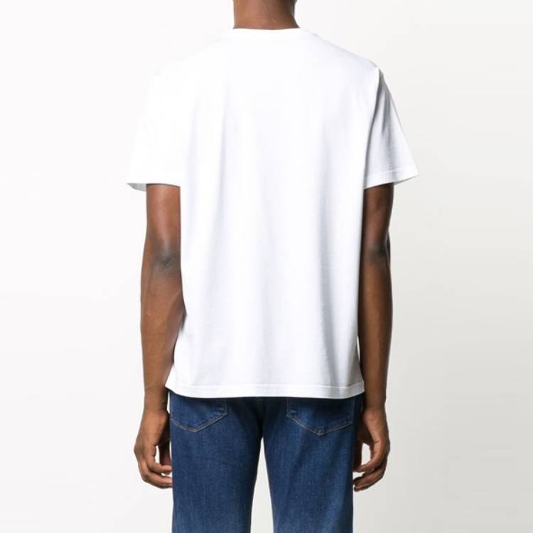 Givenchy White Blue Short Sleeve T-Shirt with Logo BM70UY3002-114 圖 5