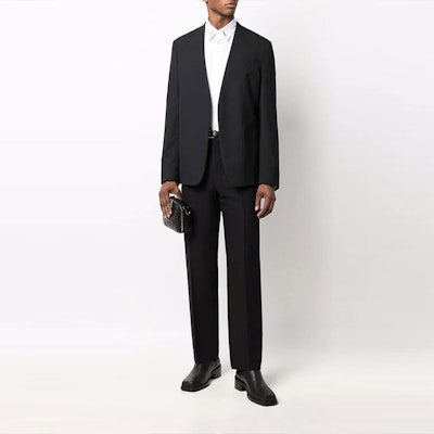 GIVENCHY Kemeja Lengan Panjang Putih dengan Logo Solid Desain Kasual BM60PU109F-119 Shop GIVENCHY Kemeja Lengan Panjang Putih dengan Logo Solid Desain Kasual BM60PU109F-119