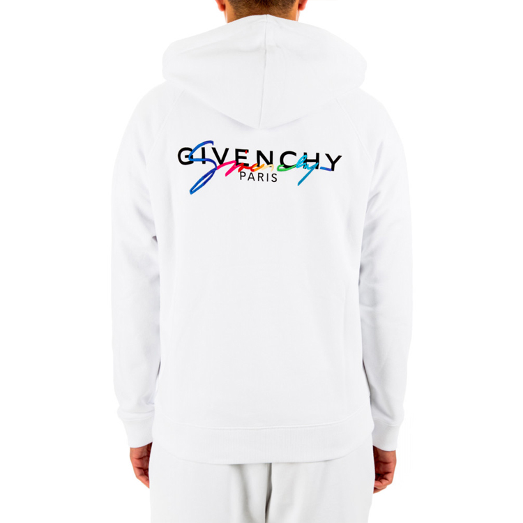 Details for 纪梵希白色纯色拉链连帽衫 BMJ03K30AF-100