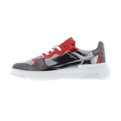 Givenchy Wing Low 'Metallic Leather Black Red'