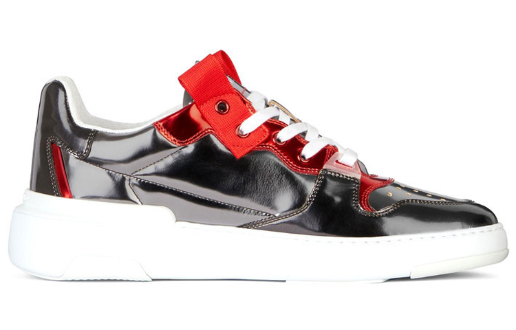 Givenchy Wing Low 'Metallic Leather Black Red' 圖 2