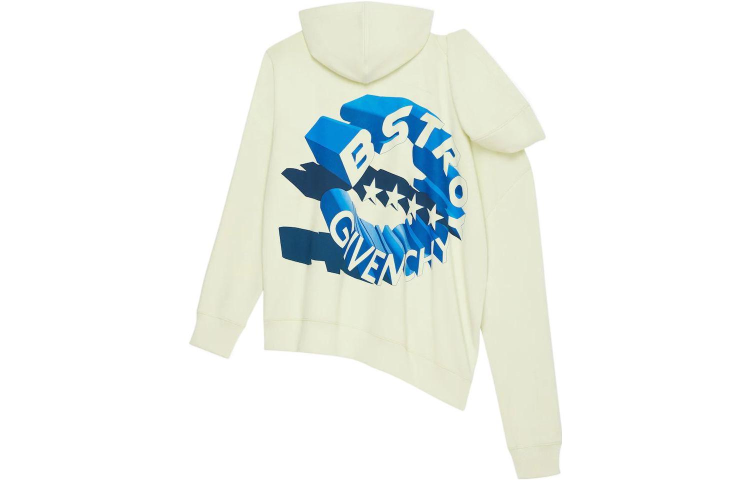 Order GIVENCHY x BSTROY FW22 Letter Print Pullover Double-Head Hoodie Men Fresh Green BMJ0JH3Y9M-358