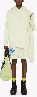 GIVENCHY x BSTROY FW22 Letter Print Pullover Double-Head Hoodie Men Fresh Green BMJ0JH3Y9M-358 Lookbook GIVENCHY x BSTROY FW22 Letter Print Pullover Double-Head Hoodie Men Fresh Green BMJ0JH3Y9M-358