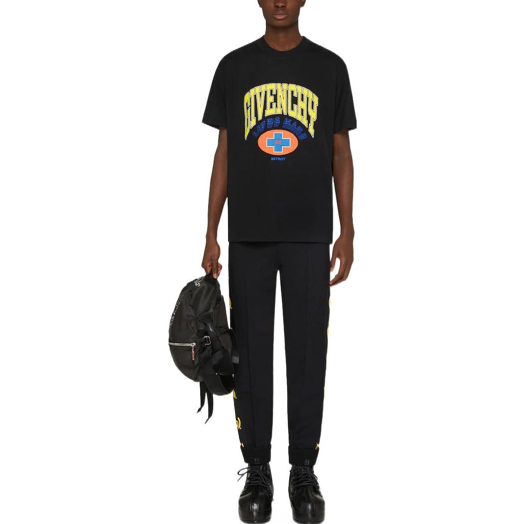 Givenchy BSTROY FW22 Logo Print Crewneck Short Sleeve T-Shirt Black . BM716R3Y97-001 圖 3