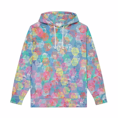 Givenchy Bstroy FW22 Patchwork Printed Hoodie Multicolor - BMJ0HD3Y9C-960