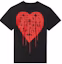 Order GIVENCHY x Chito 4G Graffiti Heart Black Short Sleeve T-Shirt . BM71CD3Y6B-001