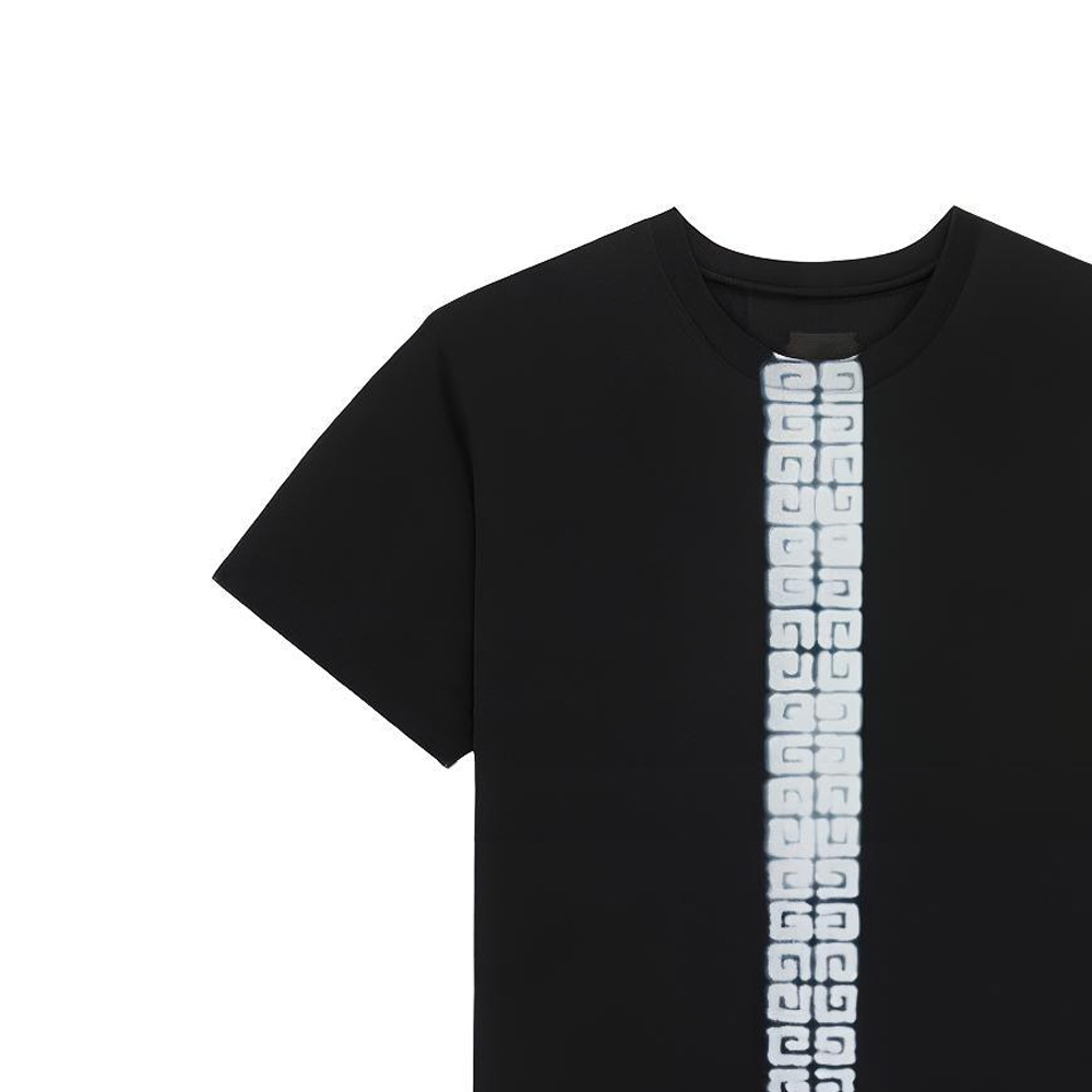 Details for GIVENCHY x Chito 4G 標誌圖案黑色短袖T恤 BM718B3Y6B-001